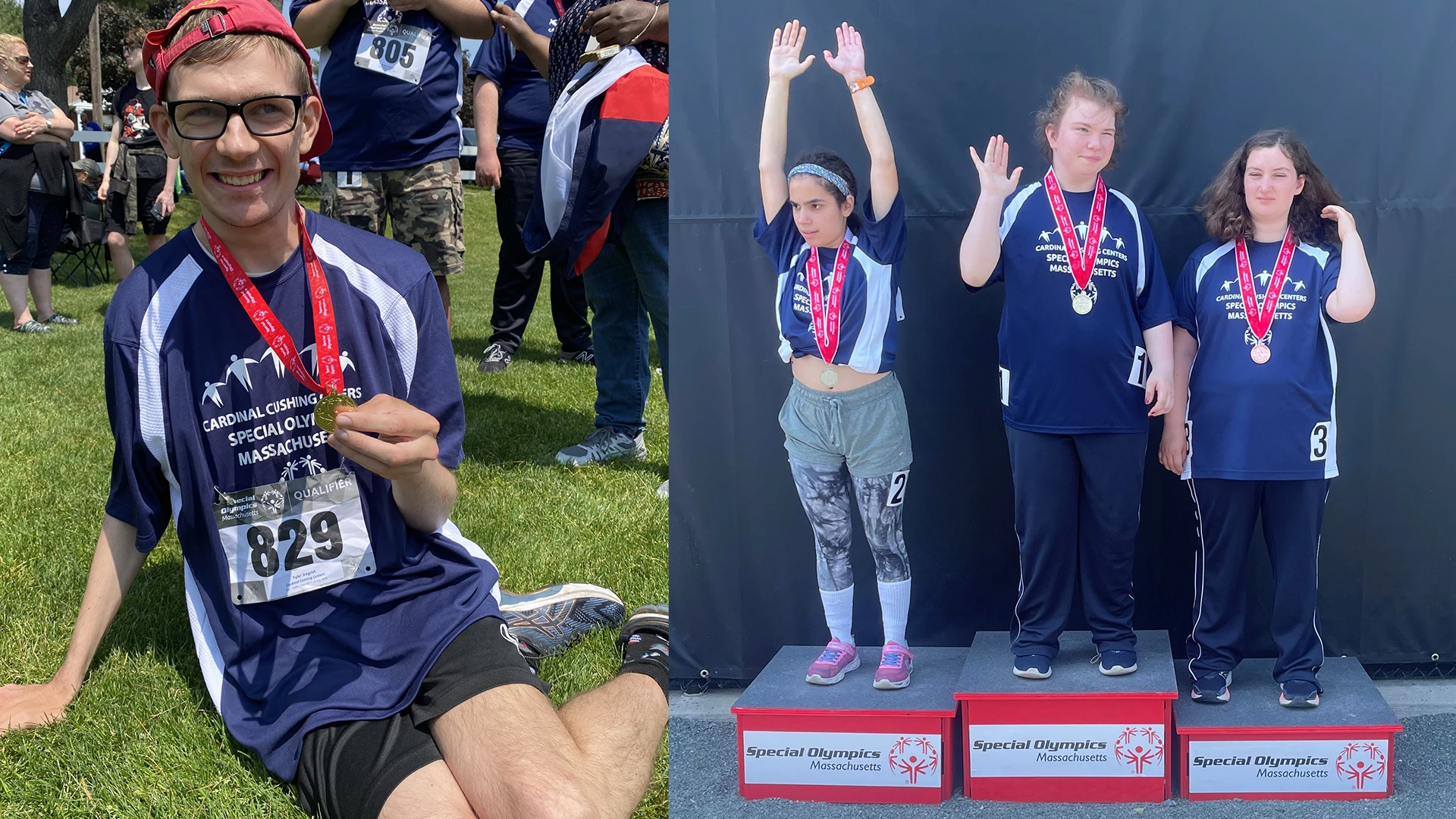 Cardinal Cushing Athletes participating at the Special Olympics